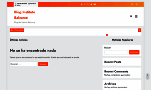 Institutobalcarce.pe thumbnail