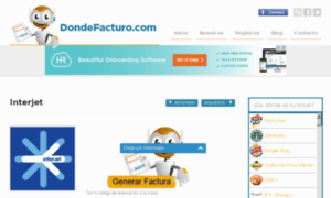 Interjet.dondefacturo.com thumbnail