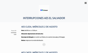 Interrupcionesaeselsalvador.com thumbnail