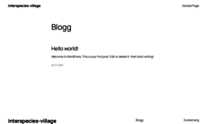 Interspecies-village.com thumbnail