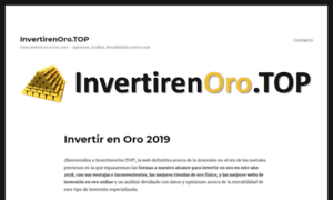 Invertirenoro.top thumbnail
