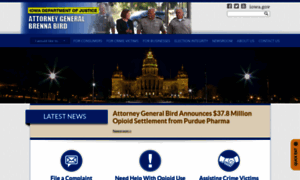 Iowaattorneygeneral.gov thumbnail