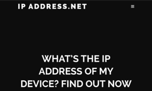 Ipaddress.org thumbnail