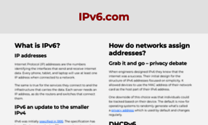 Ipv6.com thumbnail