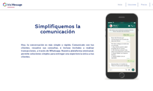 Irismessage.com thumbnail