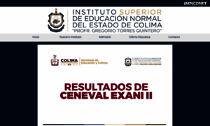 Isencolima.edu.mx thumbnail