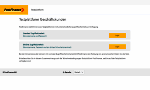 Isotest.postfinance.ch thumbnail