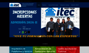 Itec.edu.pe thumbnail