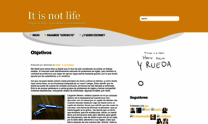 Itisnotlife.blogspot.com thumbnail