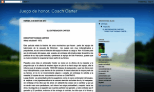 Juegodehonorcoachcarter.blogspot.com thumbnail