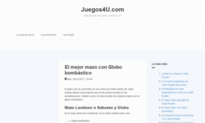 Juegos4u.com thumbnail