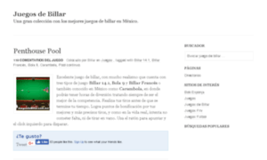 Juegosdebillar.com.mx thumbnail