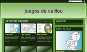 Juegosdecaillou.com thumbnail