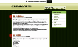 Juegosdecartas.wordpress.com thumbnail