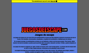 Juegosdeescape.com thumbnail