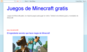 Juegosdeminecraftgratis.blogspot.com.ar thumbnail