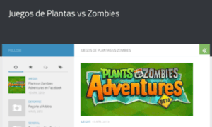 Juegosdeplantasvszombies.com thumbnail