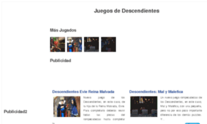 Juegosdescendientes.com thumbnail