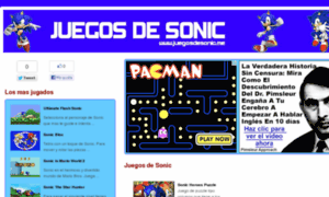Juegosdesonic.me thumbnail