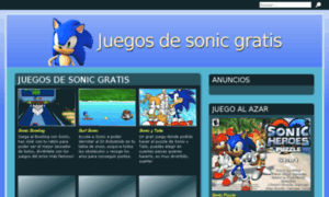 Juegosdesonicgratis.com thumbnail