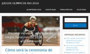 Juegosolimpicosrio2016.net thumbnail