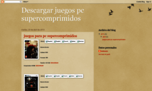 Juegossupercomprimidospcgratis.blogspot.com thumbnail