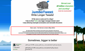 Jumbotweet.com thumbnail
