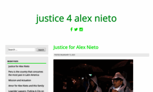 Justice4alexnieto.org thumbnail