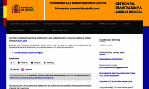 Justiciaoposicionesblog.com thumbnail