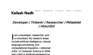 Kailashnadh.name thumbnail