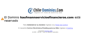Kaufmannserviciosfinancieros.com thumbnail