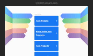 Kimblehaircare.com thumbnail