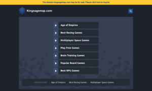 Kingsagemap.com thumbnail