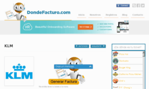 Klm.dondefacturo.com thumbnail