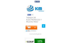 Kmelectronicos.com.mx thumbnail
