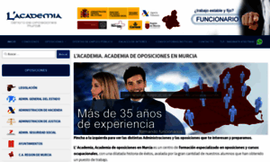 Laacademiadeoposicionesenmurcia.com thumbnail