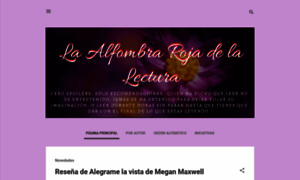 Laalfombrarojadelalectura.blogspot.com.es thumbnail