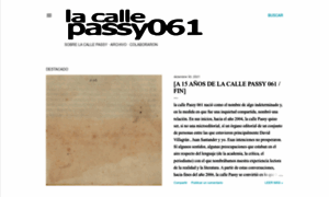 Lacallepassy061.cl thumbnail