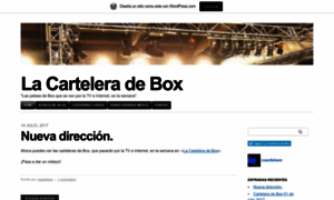 Lacarteleradebox.wordpress.com thumbnail