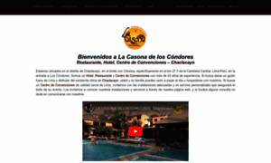 Lacasonadeloscondores.com thumbnail