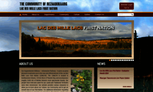 Lacdesmillelacsfirstnation.ca thumbnail
