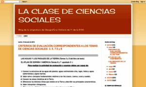 Laclasedecienciassocialesdeencarna.blogspot.com thumbnail