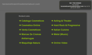 Lacosmeticaonlinedemariaduol.com thumbnail
