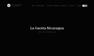 Lagaceta.gob.ni thumbnail