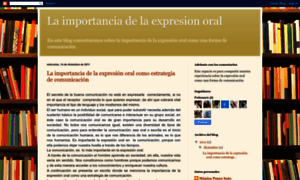 Laimportanciadelaexpresionoral.blogspot.com thumbnail