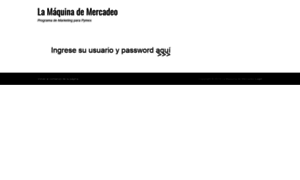 Lamaquinademercadeo.com thumbnail