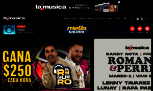 Lamegafm.lamusica.com thumbnail