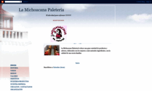 Lamichoacanapaleteria.blogspot.mx thumbnail