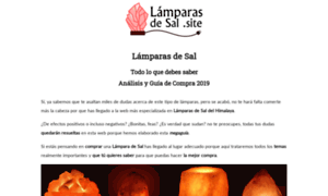 Lamparasdesal.site thumbnail
