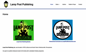 Lamppostpublishing.com thumbnail